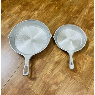 Chảo gang có tay cầm đúc thủ công kiểu Nhật size 19.5cm và 25cm- chiên rán đổ bánh xèo ... 