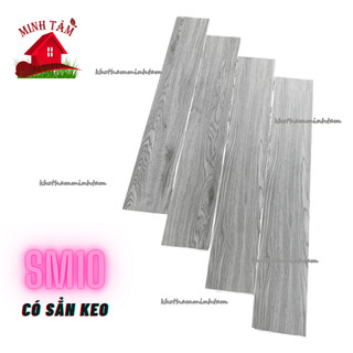 Sàn nhựa vân gỗ bóc dán có sẳn keo chỉ cần bóc dán (7 tấm là 1m2)