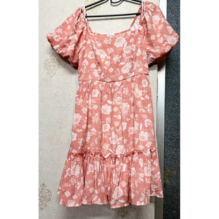 Đầm hoa cam babydoll vnxk