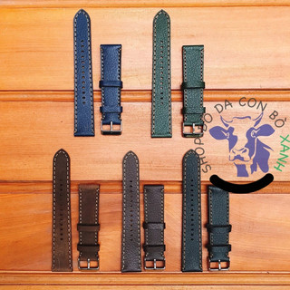 Dây đồng hồ da bò thật Handmade