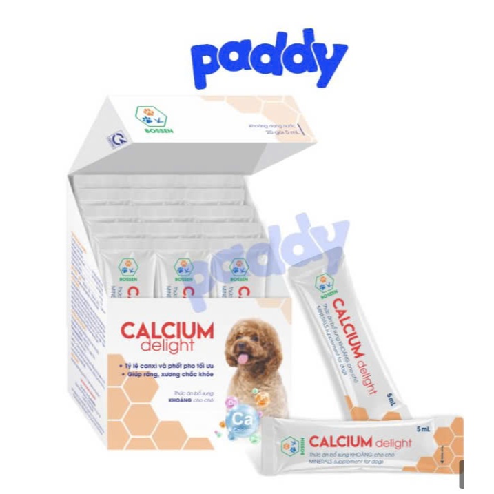 Gel Bổ Sung Canxi Cho Chó Bossen Calcium Delight