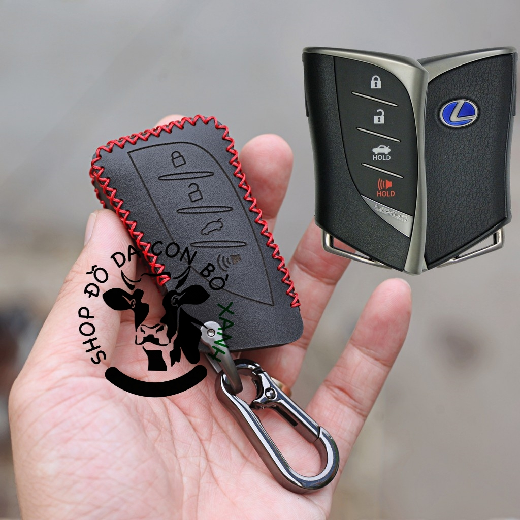 Bao Da Chìa Khoá Lexus RX, LX, ES, LS, LC, UX 2022 2023 RX350 handmade da thật 004