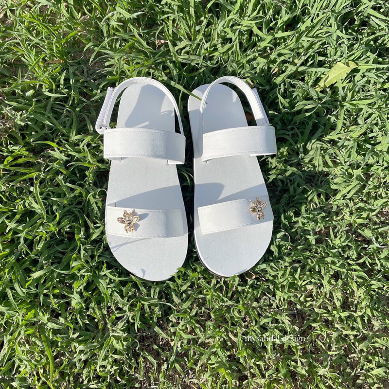 Giày sandal quai hậu quai ngang đơn giản