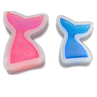 Khuôn đổ resin, epoxy bằng nhựa dẻo hình đuôi cá làm đồ trang sức, đồ trang trí cứng