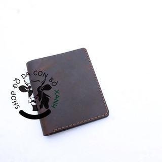 Ví nam handmade da thật, da sáp MS004