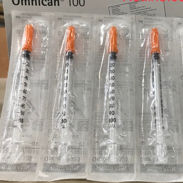 Kim Tiêm Tiểu Đường Omnican  U100 Bbraun Đức