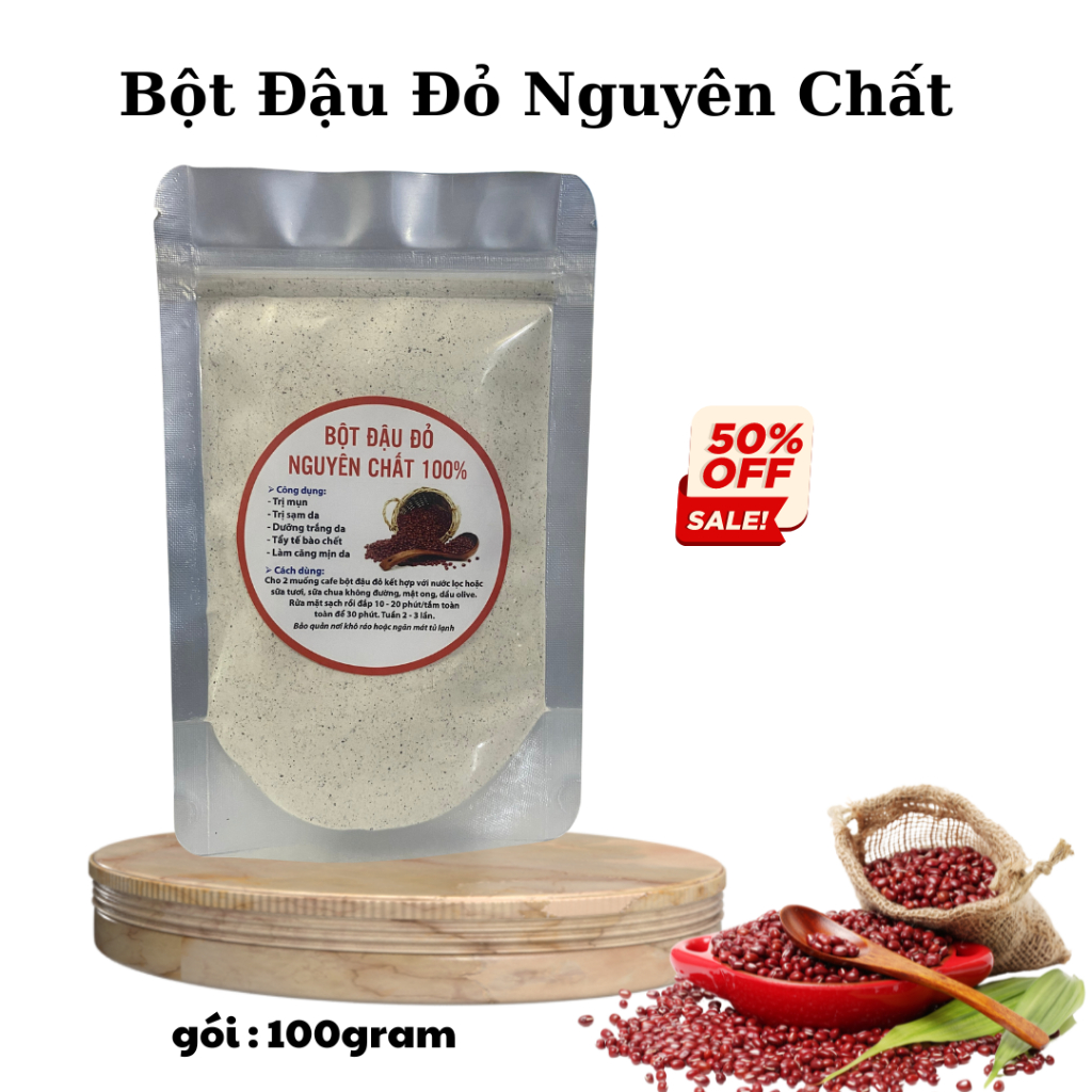 100GRAM Bột đậu đỏ sản phẩm hanmade