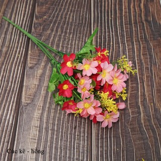Hoa Giả 🌺 Hoa Cúc Cánh Én, Hoa Lụa Cúc Kê