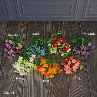 Hoa Giả 🌺 Hoa Cúc Cánh Én, Hoa Lụa Cúc Kê