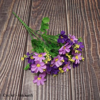 Hoa Giả 🌺 Hoa Cúc Cánh Én, Hoa Lụa Cúc Kê