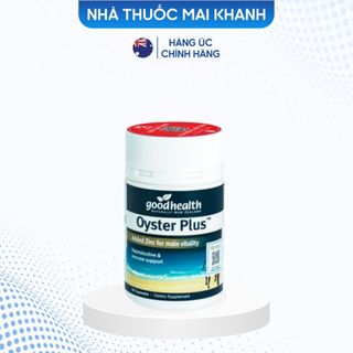 Viên Uống Tinh Chất Hàu Goodhealth Oyster Plus 30/60 Viên Tăng Cường Sinh Lý Nam, Hỗ Trợ Sinh Sản.