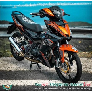 Tem rời xe Winner Rs Cam đen (A)