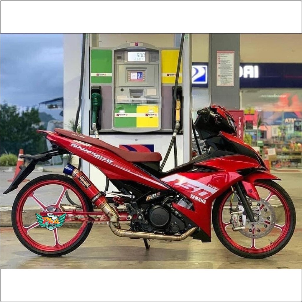 Tem Rời Exciter 150 đỏ sniper indo (J)