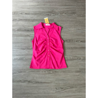 Áo sơ mi kiểu sát nách linen