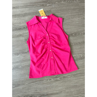 Áo sơ mi kiểu sát nách linen