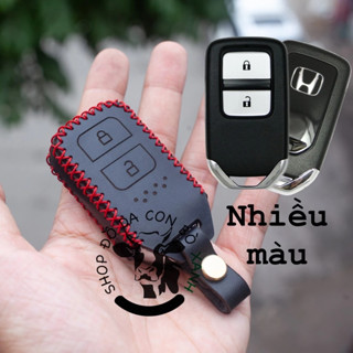 bao da chìa khoá Honda Jazz, CRV, HRV, BRV, CR-V handmade da thật 003