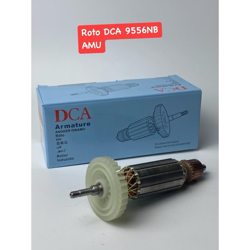 Roto máy mài góc 100 DCA 9556 ( tặng 1 bộ chổi than)
