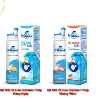 Xịt mũi cá heo cho trẻ Sterimar vàng/cam, Pháp (100ml)