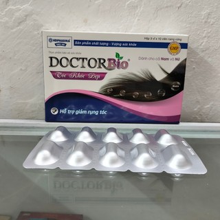 Doctorbio mọc tóc nhanh giảm rụng tóc hộp 30 viên