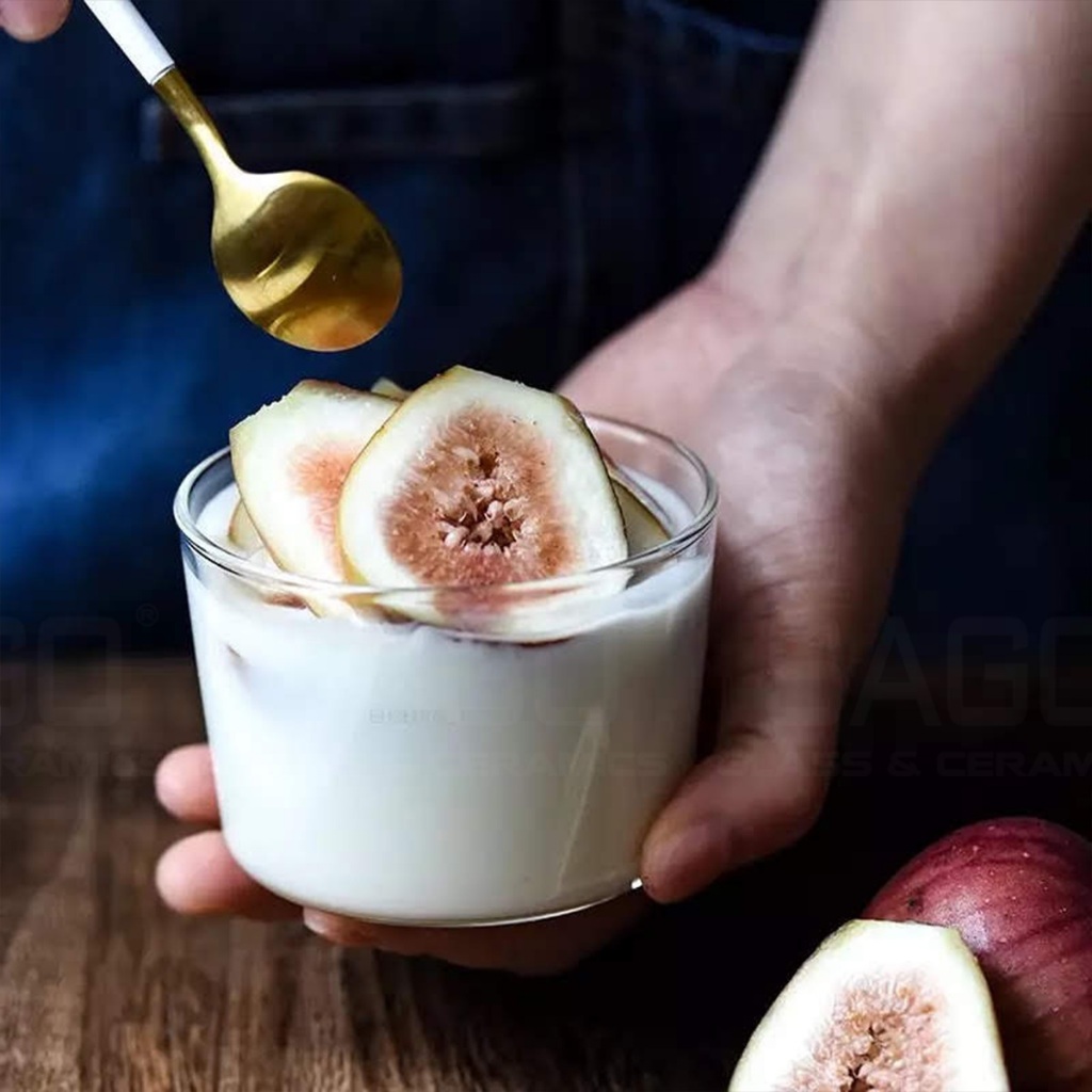 Ly Thủy Tinh Pudding & Panna Cotta Libbey Cidra 220ml (Made in EU)