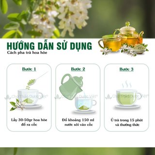 Hoa hòe 1kg, nụ hoa hòe đã sao thơm, tốt cho tim mạch, ổn định huyết áp, chống xơ vữa động mạch