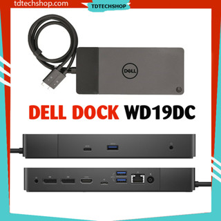 Dock Dell WD19DC, WD19DCS – Dell Performance Dock WD19DC Docking Station – Hỗ trợ xuất 2 màn 4k 60Hz Cho Dell 7560, 7570