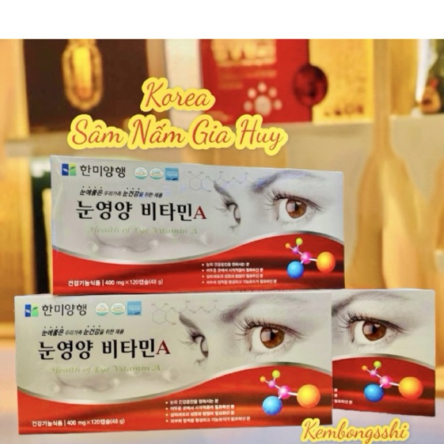 Viên Bổ Mắt Hanmi Hàn Quốc Hộp 120Viên