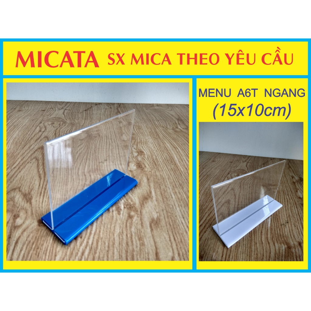 MENU MICA A6 15X10CM NGANG ok