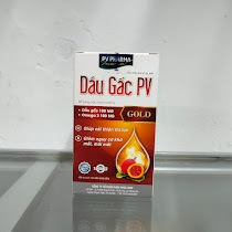 Viên dầu gấc PV Hộp 100 viên nang