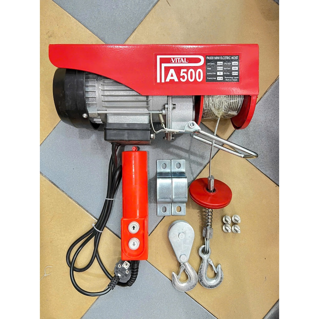 máy tời điện pa500 - cáp dài 30m