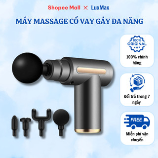 Máy Massage Cầm Tay Mini, Súng Massage Cầm Tay Mini Toàn Thân 6 Cấp Độ Chuyên Sâu Đa Năng 2024 - luxmax