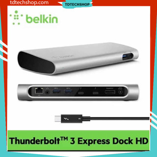 Hub Belkin Thunderbolt 3 Express Dock HD - Hub Dock Thunderbolt 3 hỗ trợ 2 màn 4K 60Hz và Sạc 85W cho M.a.cbook
