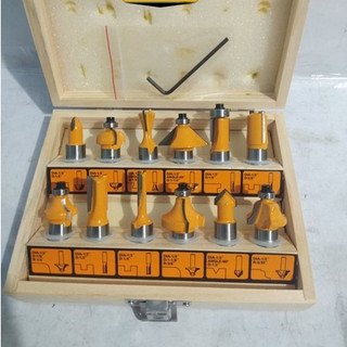 INGCO Bộ 12 mũi phay gỗ 12.7MM AKRT12121 <HÀNG CHÍNH HÃNG>