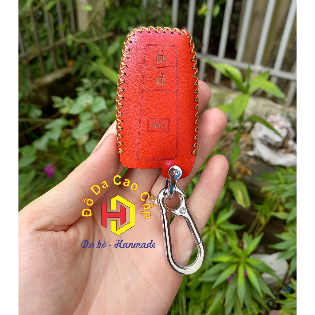 [Da xịn] Bao da chìa khóa xe Toyota Corolla Cross kèm tặng móc khóa, giá xưởng