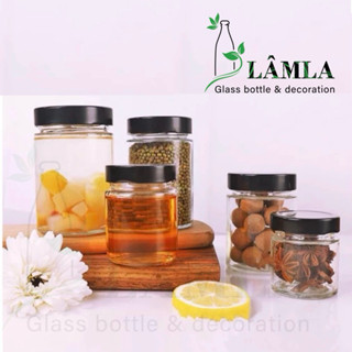 Hũ Thuỷ Tinh Tròn Dáng Cao Nắp Thiếc Dày 100ml 180ml 380ml 500ml