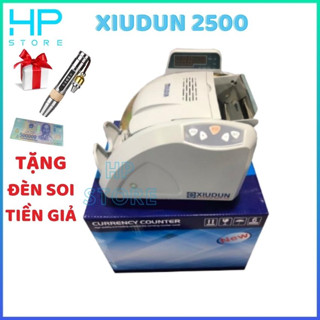 Máy đếm tiền mini Xiudun 2500, phát hiện tiền khác loại, kiểm giả Polymer chính xác cao