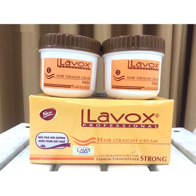 THUỐC DUỖI TÓC LAVOX CAM 500mlx2