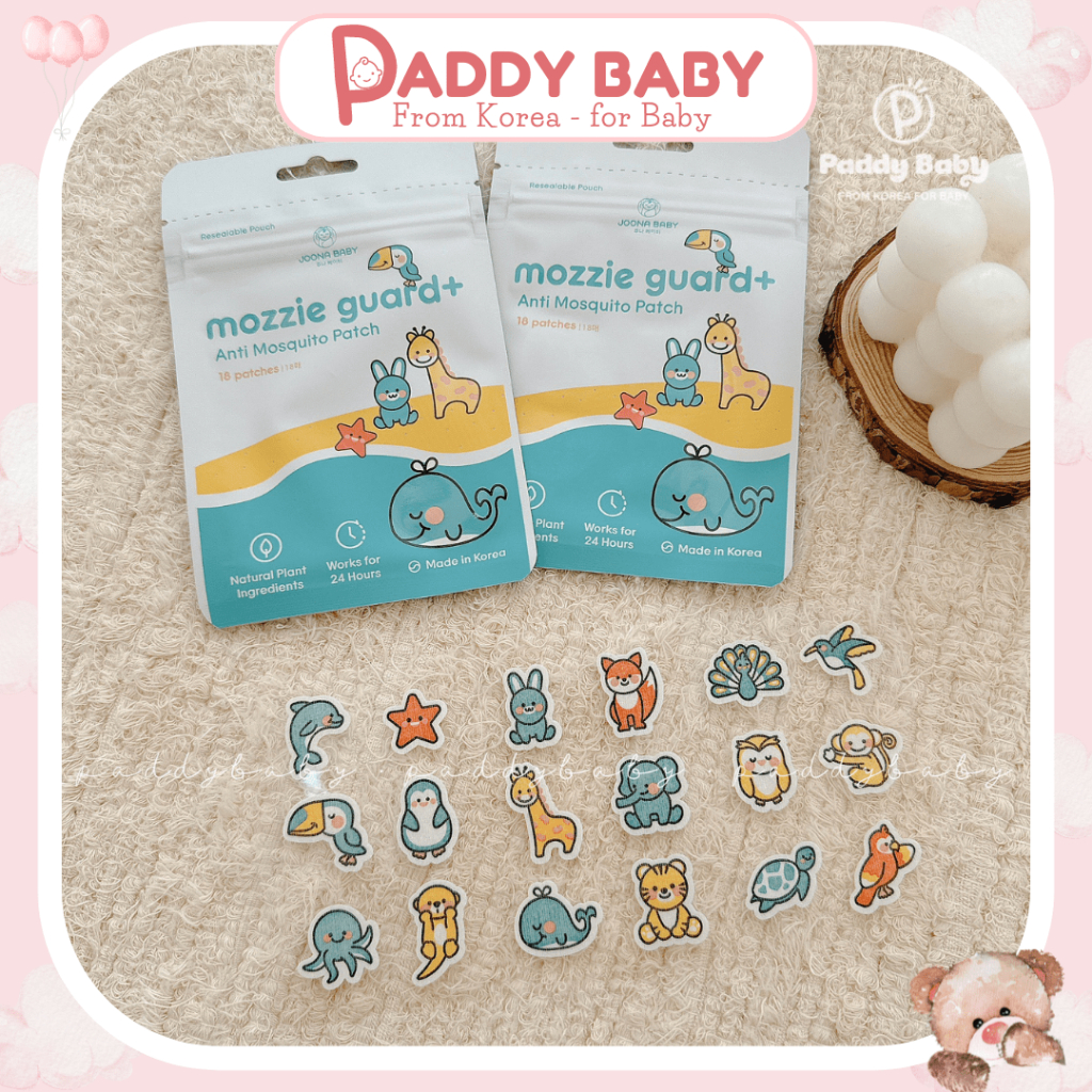 Miếng dãn chống muỗi Joona Baby Mozzie Guard+ Hàn Quốc (hộp 54 miếng)