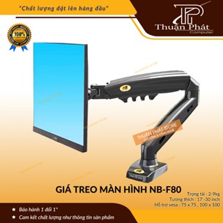 GIÁ TREO MÀN HÌNH NB-F80 ( XOAY 360 ĐỘ ) BẢN MỚI TẢI TRỌNG 9KG