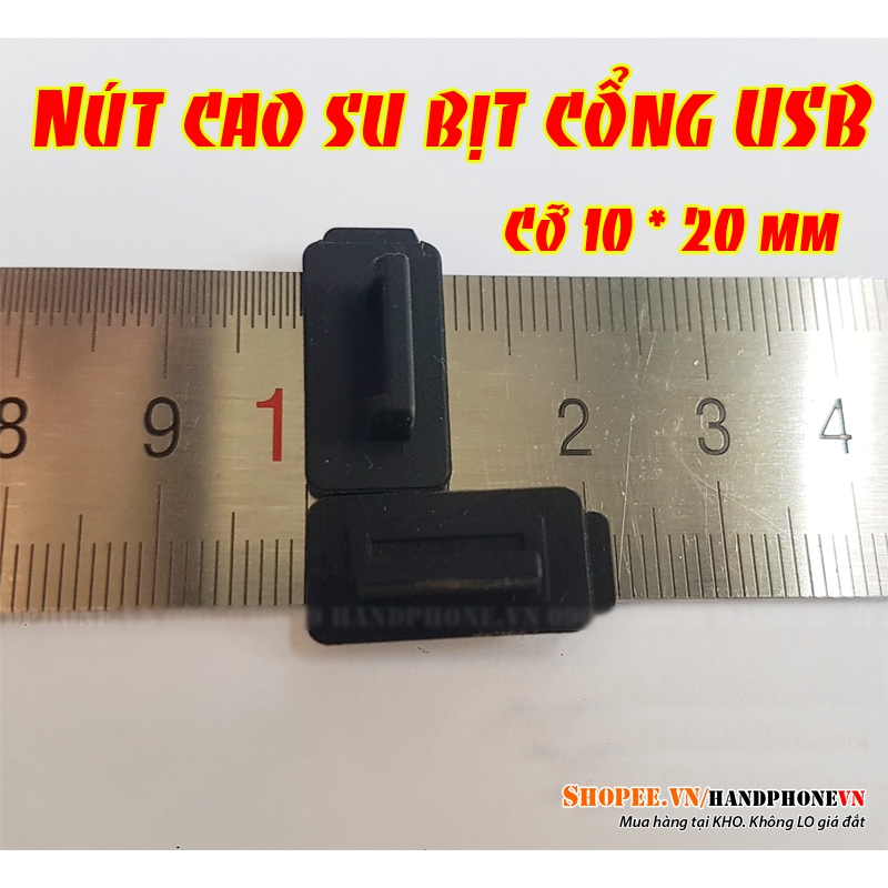 Nút cao su chống bụi cho cổng USB (nhiều kích cỡ)