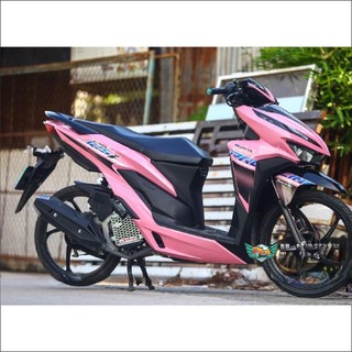 Tem rời xe Vario hồng đen (A)