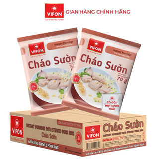 Thùng 50 Gói Cháo Sườn Vifon  ( 50 gói x 70g )