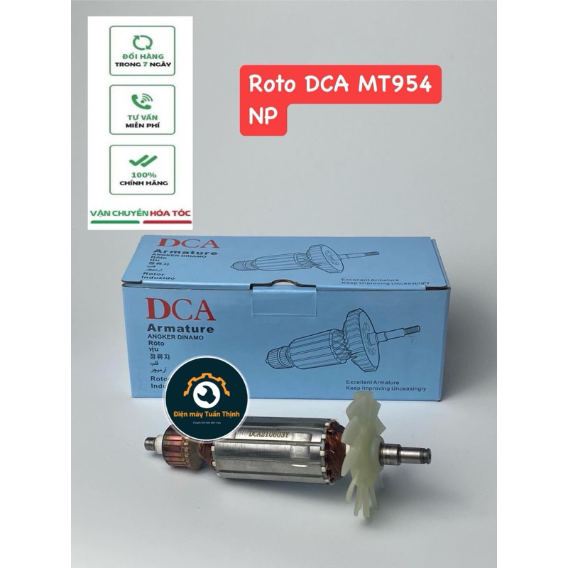 Roto DCA máy mài Maktec MT954 ( tặng kèm bộ chổi than )