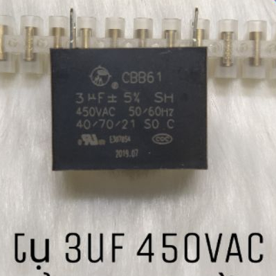 Tụ quạt điều hoà 3uF 450VAC
