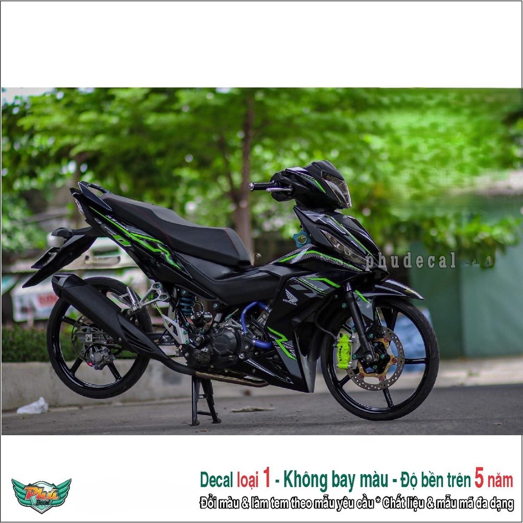 Tem rời Winner Rs xanh đen (A)