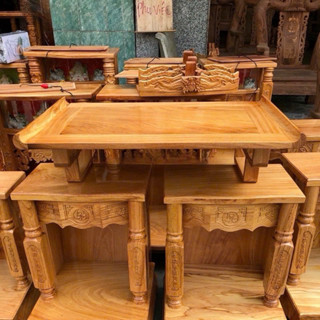 Giá Tại Xưởng Bàn Thờ Treo Tường Ngang 107cm gỗ gõ đỏ rẻ nhất thị trường