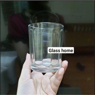 Cốc thủy tinh Sọc cafe trà đá 200ml 6 chiếc Glass Home