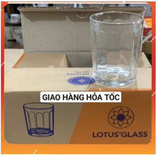 Cốc thủy tinh Sọc cafe trà đá 200ml 6 chiếc Glass Home