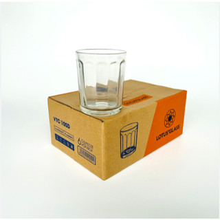 Cốc thủy tinh Sọc cafe trà đá 200ml 6 chiếc Glass Home