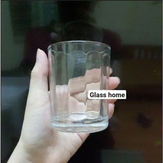 Cốc thủy tinh Sọc cafe trà đá 200ml 6 chiếc Glass Home
